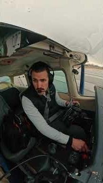 Takeoff in a C172 with me #aviation #pilot #flying