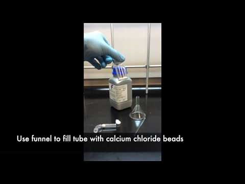 Packing a Drying Tube