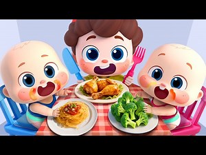Learn Good Habits | Let's Eat with Dinosaurs | Dinosaur Song | Nursery Rhymes & Kids Songs | BabyBus - Videos For Kids