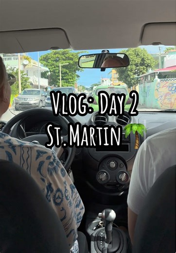 Vlog Day 2: St. Martin🏝️ #caribbean #stmaarten #travel #beach #island
