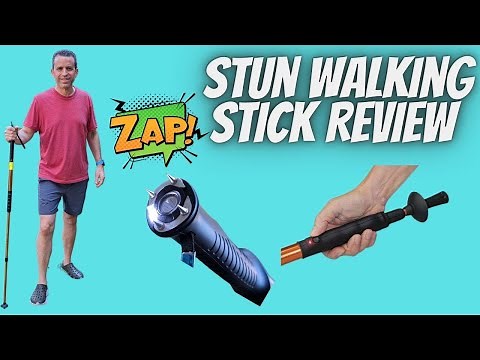 Zap Hike 'N Strike Hiking Stick Stun Device And Flashlight Review