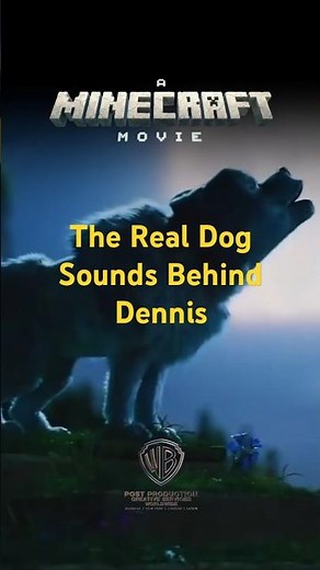 The real dog sounds behind 'Dennis' in A Minecraft Movie