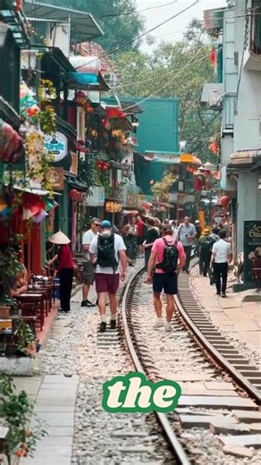 Walking on Train Tracks in Hanoi’s Famous Railway Street – Must-See Vietnam