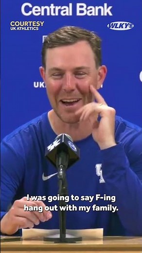 UK head coach Will Stein has brief slip-up during postgame press conference