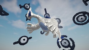 Minecraft Lugia Build Schematic - 3D model by inostupid