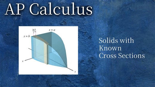 42-solids with known cross section已知横截面的立体图形体积