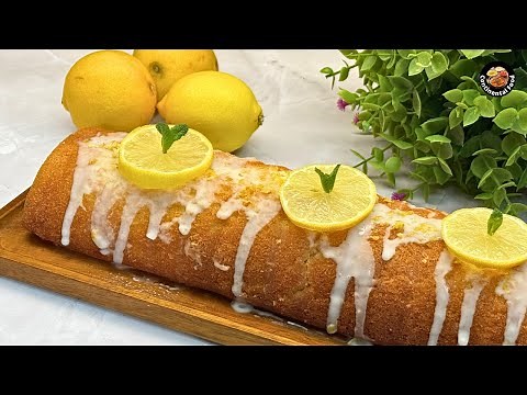 Lemon Drizzle Cake | Moist Lemon Cake with Zesty Lemon Glaze | Easy Lemon Drizzle Recipe