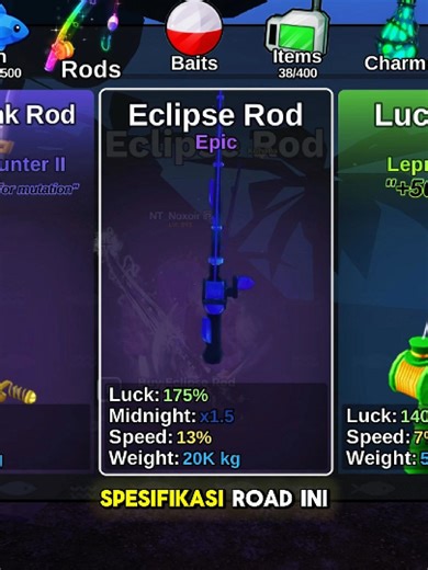 Exploring the New Eclipse Rod on Crater Island in Roblox