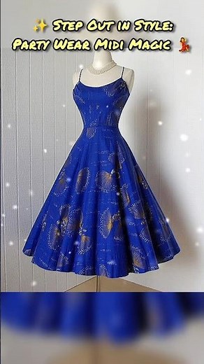 ✨Stunning Party Wear Midi Dress Designs 2026👗Which one is your favorite? Comment below!❤️ #shorts