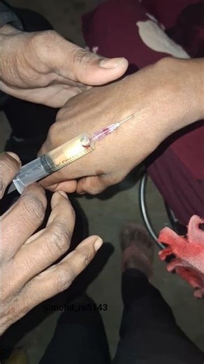 How to Insert iv Injection Technique #nursing #reels #project #short