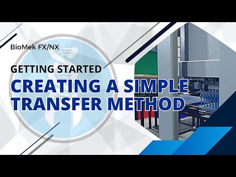 How to create a simple transfer method on a BioMek FX or NX
