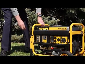 WEN 4750 Watt Generator with Electric Start (Product Demonstration)
