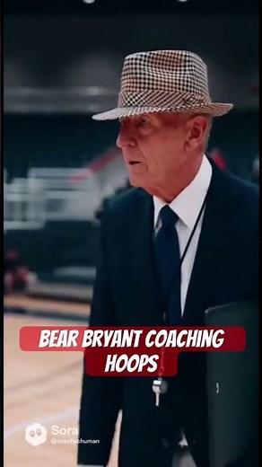 Bear Bryant coaching hoops