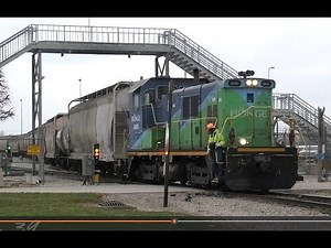 Watching the Remote Control Switcher #8004 at Bunge in Morristown Indiana Switching