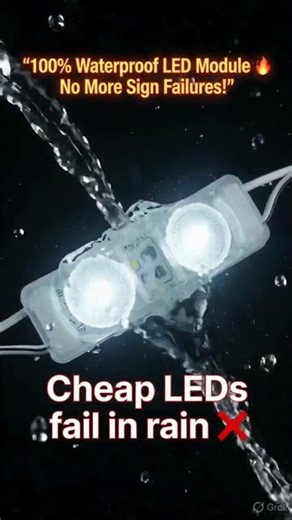 Waterproof LED Modules for Signage | No Flicker, All-Weather Performance 💡