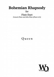 Bohemian Rhapsody by Queen - Flute, Alto Flute - Early Intermediate Digital Sheet Music | Sheet Music Plus