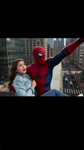 Peter Parker Swings MJ Through NYC Spider-ManFar From Home​Option MJs TerrifyingFirst Ride.