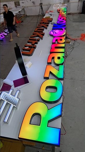 Color-changing neon lights - classy during the day, stunning at night#LEDsign #BusinessSign #ledsign