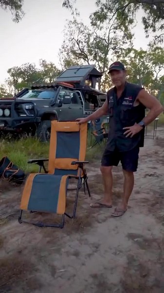 Gibb Recliner: Compact Quad Fold Camping Innovation