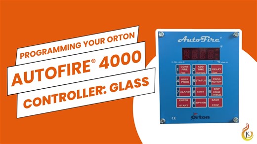 Learn the basics of setting up your Jen-Ken glass kiln's Orton AutoFire 4000 12-button controller. | Jen-Ken Kilns