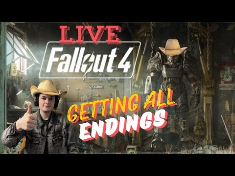 Fallout 4 getting all the endings for the first time come say hi