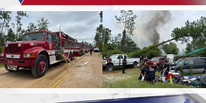 Structure fire in Fountain