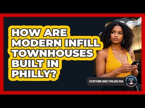 How Are Modern Infill Townhouses Built in Philly?