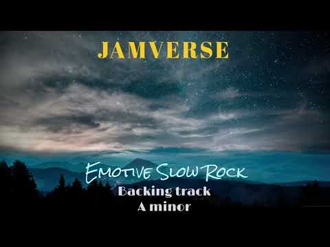 Emotive Slow Rock Backing Track in A Minor
