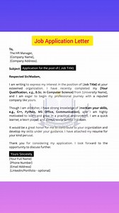 Job application Letter writing in English 🔥😍🔥 #reels #application #letter #fbreels #trendingreel #reelschallenge #learning | Learn with Ishani