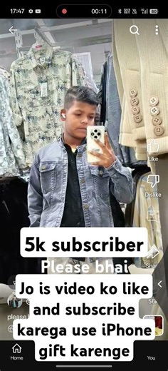 5k subscribe per please bhai log kar dijiye use iphone gift karenge