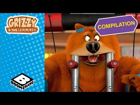 TV Remote Gets Out of Control! | Grizzy and the Lemmings | Boomerang UK