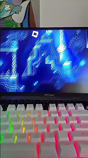 Cosmic cyclone 15% (top 156)#geometrydash #extremedemon