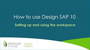 Setting up and using the workspace - Design SAP 10