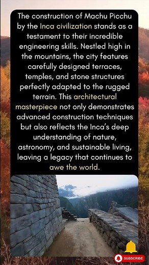 🏔️ Machu Picchu: The Incredible Inca City That Defied Mountains and Time! 🏛️