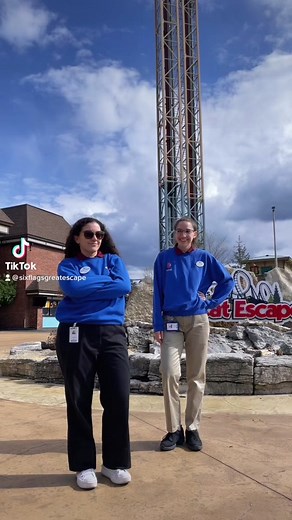 Work where you play and make the best of friends/ memories this summer!🎢👏 #sixflags #greatescape #hiring