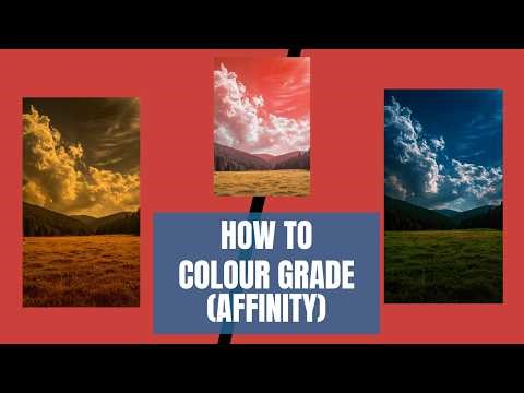 🎨 Color Grading Using Affinity | Cinematic Look Tutorial