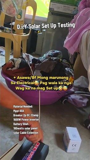 D.i.Y Solar Set Up/ Small Solar set upfor my work from home /And small Appliances #diysolar #offgrid