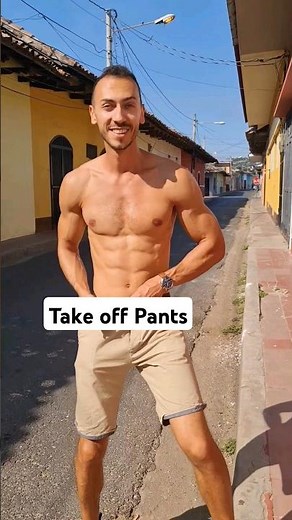Clothless outside