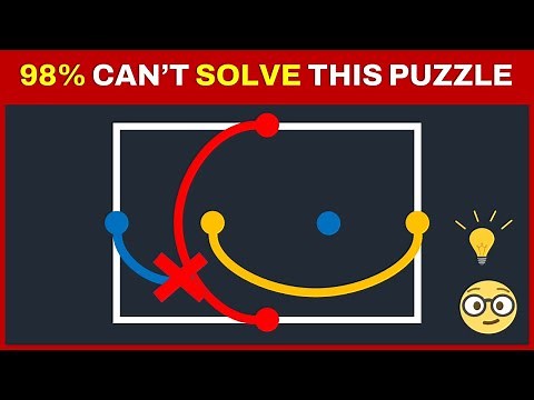 🧠 High IQ Test | Connect the Dots of Same Color without crossing lines! Interesting IQ Puzzle