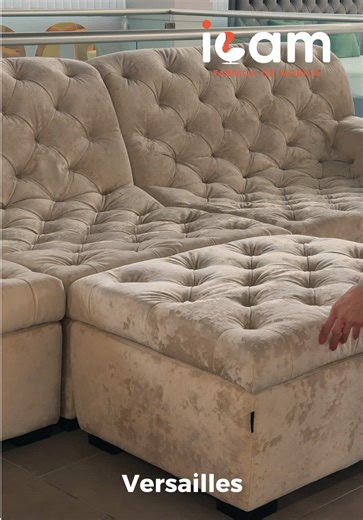 Canapeaua Versailles este ideală pentru un living generos. Cu module independente, se configurează ușor pentru spațiul tău. Această canapea elegantă și super moale, cu detalii de capitonaj, adaugă rafinament și confort. Transformă-ți livingul cu stil și versatilitate! 📍ICAM HOME, Chișinău, str. Tighina 65, tel: 0 792 016 99 📍 Creator Mall, Chişinău, str. Calea Truşenilor 91, et.2, aripa stângă, tel: 0 604 777 36 🌐https://icam.md/