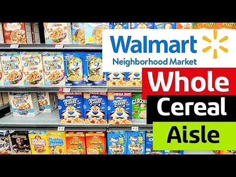 Cereal Aisle @ Walmart Neighborhood Market - September 2025