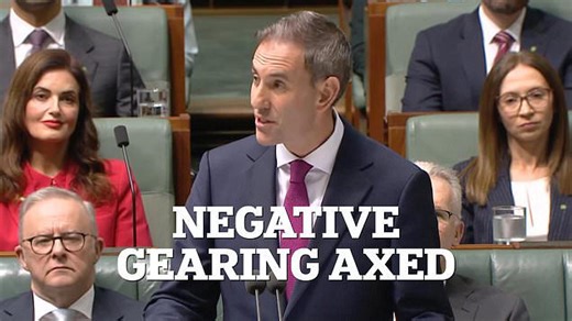 Jim Chalmers has confirmed negative gearing will be axed