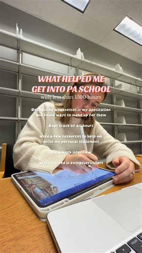 AMELIA on Instagram: "Some things I did throughout my application process that I think really helped me! - recognized weaknesses in my application & found ways to make up for them I knew that I had a lower amount of hours. I did home health & shadowing in my last year and a half of college, so I got my CCMA certification in the spring of my senior year and worked as a medical assistant during the summer, after I turned my application in. I also addressed a C on my transcript in my personal state