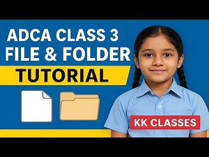 File & Folder Complete Tutorial | File Management Explained | KK Classes | Computer Basics