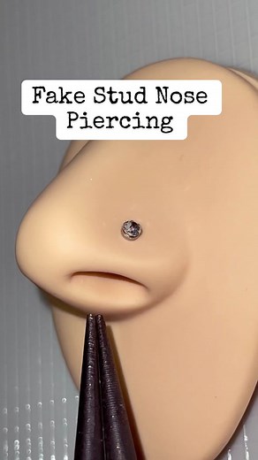Crystal Faux Nose Stud: Magnetic Fake Nose Piercing