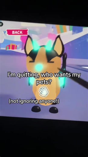 repost! who wants my pets (i only have a few now be quick) #adoptme #fyp #starpets #roblox #giveaway