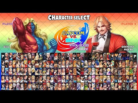 Capcom VS SNK Evolution Kore HD Ultra Plus Update Complete M.U.G.E.N 2022