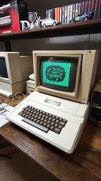 Playing Tetris on an Apple II Plus is a #nostalgic experience #shorts