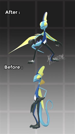 Bringing Inteleon in 3D back to life again ! #pokemon #pokemontcg #pokémon