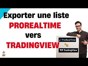 How to import a watchlist into Tradingview from Prorealtime